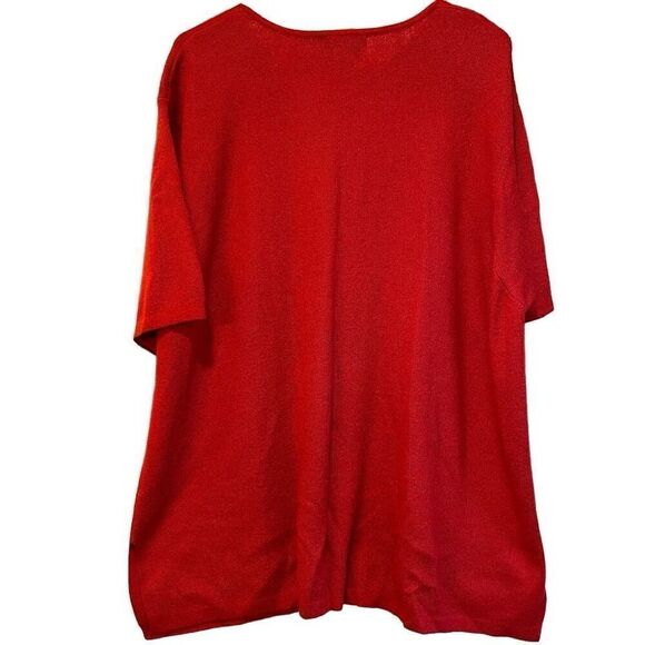 Designs Lane Bryant Sweater Bundle Womens 22/24 VNeck Short Sleeve Acrylic Tunic - Picture 6 of 7